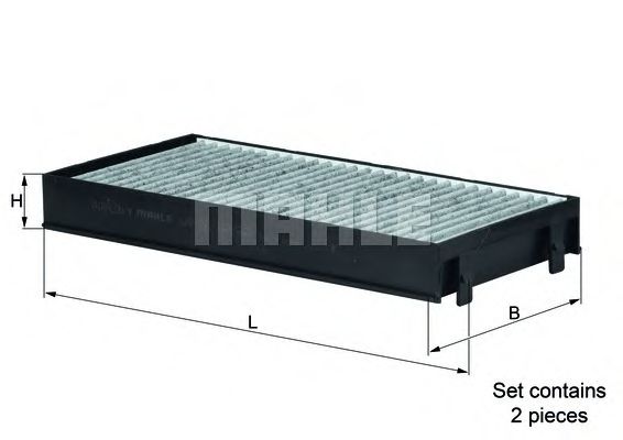 Фільтр салону PURFLUX арт. LAK221S