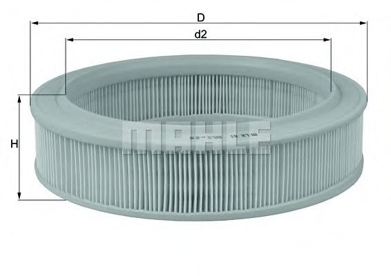 Повітряний фільтр CLEANFILTERS арт. LX81