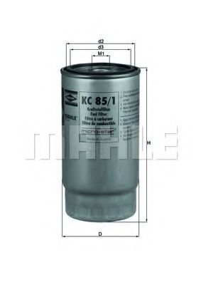 Фільтр паливний BMW E34/36/38/39 1.7/2.5tds BLUEPRINT арт. KC851