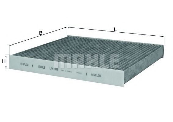 Фільтр салону HENGSTFILTER арт. LAK888