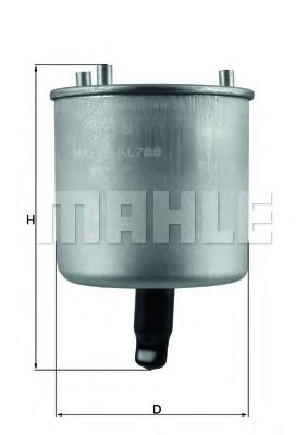 Фільтр паливний Berlingo/Partner 1.6HDi 10- HENGSTFILTER арт. KL788