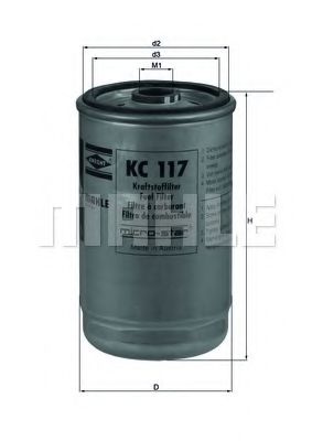 KC117     (MAHLE)  !!заміна для KC8, 102/1 MECAFILTER арт. KC117