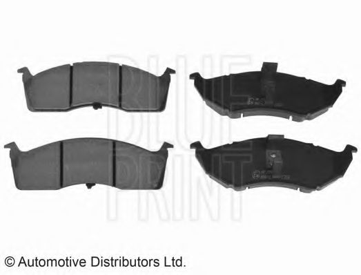 BLUE PRINT CHRYSLER колодки гальмівні передні 300M, Voyager 95- TRW арт. ADA104202