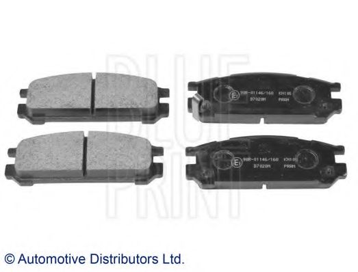 BLUE PRINT SUBARU гальмівні колодки задн. Legacy, Impreza - 98 ICER арт. ADS74224