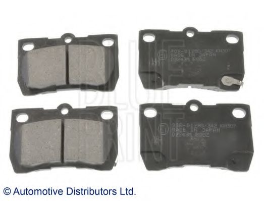 BLUE PRINT LEXUS гальмівні колодки дискові задн.GS/IS 05- JURID арт. ADT342178