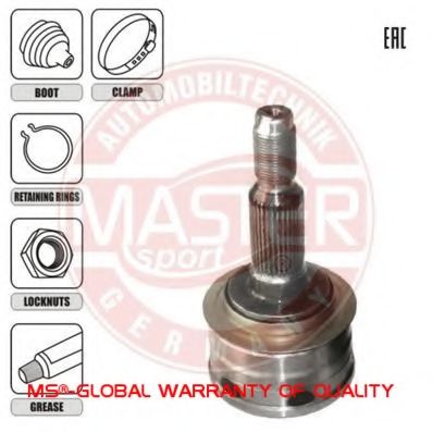 ШРКШ зовн. (22/33z D51.9mm) LACETTI/NUBIRA 1.4-1.6-1.8 05-11 без ABS