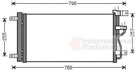 Радіатор кондиціонера OPEL ANTARA/CHEV CAPT 2.2 CDTi (вир-во Van Wezel) NISSENS арт. 37005612