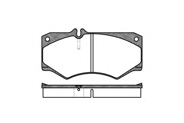 Гальмівні колодки пер. MB W463/ W460 88- FRICTION MASTER арт. P147330