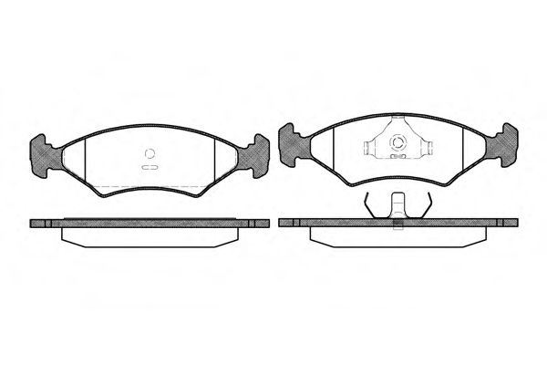 Гальмівні колодки 208/308/328/Cerbera/Chimaera (82-02) BOSCH арт. P019320