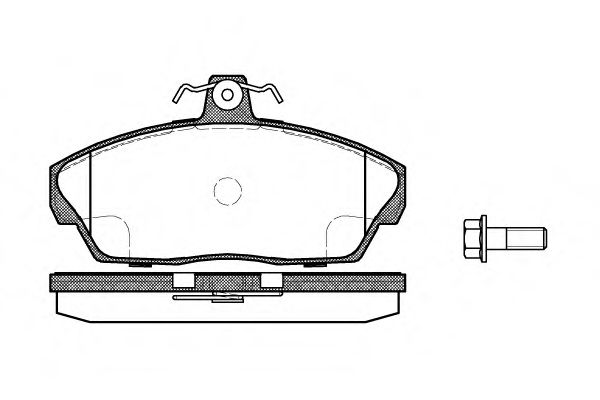 Гальмівні колодки пер. 1.8-2.5 LAND ROVER 98-06 DELPHI арт. P237310