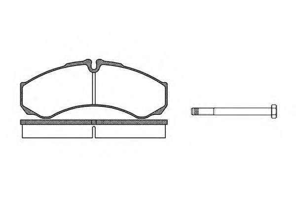 Гальмівні колодки Daily 99- (спарка) BOSCH арт. P751300