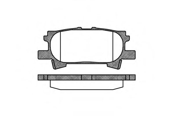 Гальмівні колодки зад. Lexus RX 03-08 (sumitomo) JAPANPARTS арт. P1140300