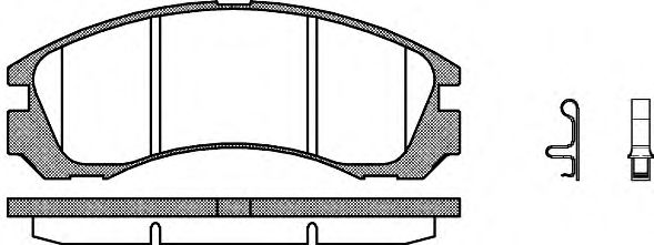 Гальмівні колодки пер. Outlander 12-/Peugeot 4007 07- RIDER арт. P254332