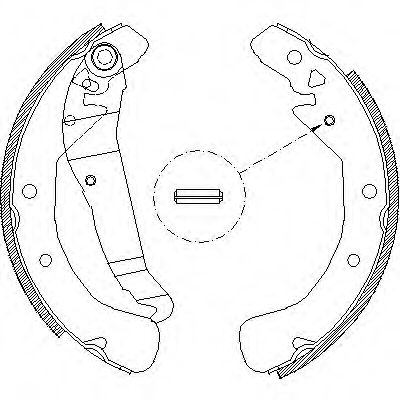 Гальмівні колодки зад. Astra/Combo/Vectra/Zafira 91- BREMBO арт. Z442200