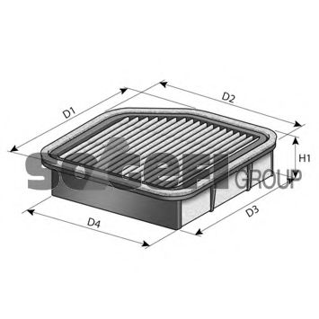 Фільтр повітряний BLUEPRINT арт. A1507