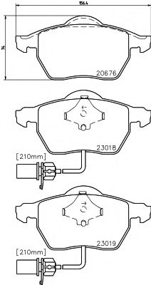 Комплект гальмівних колодок RIDER арт. 2301802
