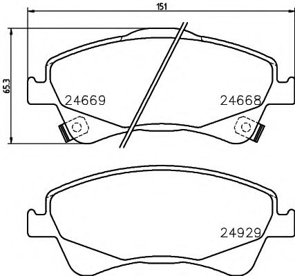 TOYOTA арт. 2466801