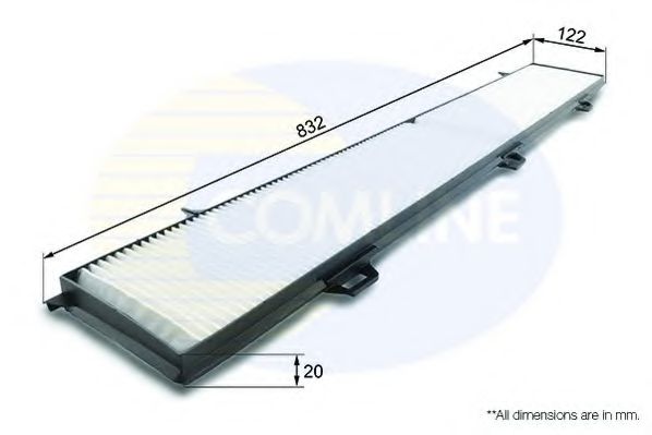 EKF107 Comline - Фільтр салону MEYLE арт. EKF107