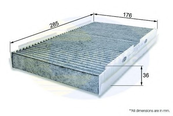 EKF117A Comline Фільтр салону BLUEPRINT арт. EKF117A