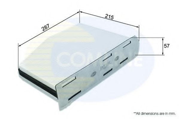 EKF118 Comline - Фільтр салону ( аналогWP9146/LA181 ) KNECHT арт. EKF118