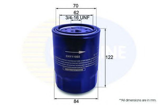 CHY11002 Comline Фільтр оливи (аналог WL7426) PURFLUX арт. CHY11002