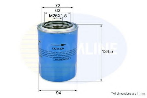 CKI11300 Comline - Фільтр оливи ( аналогWL7450/OC526 ) JAPKO арт. CKI11300