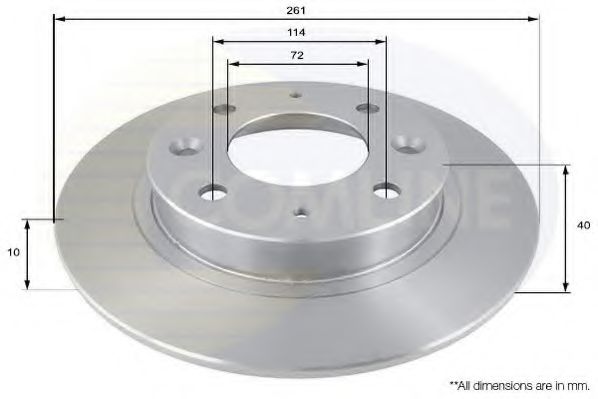 ADC1029 Comline - Диск гальмівний BOSCH арт. ADC1029