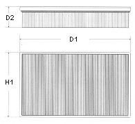 Фільтр повітряний KNECHT арт. U542606