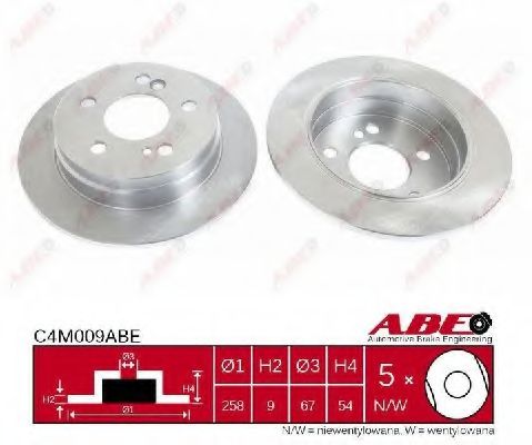 Гальмівний диск BREMBO арт. C4M009ABE