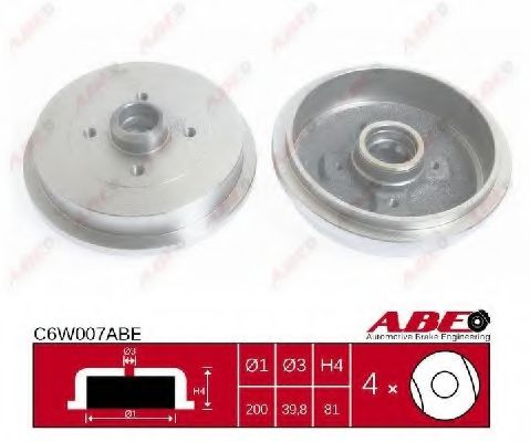 Гальмівний барабан FEBIBILSTEIN арт. C6W007ABE