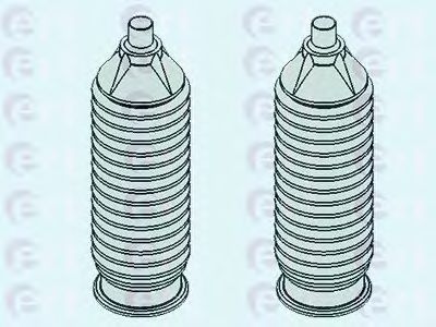 ERT FORD К-т пильовиків (2 шт) рульової рейки Sierra/Scorpio,Focus