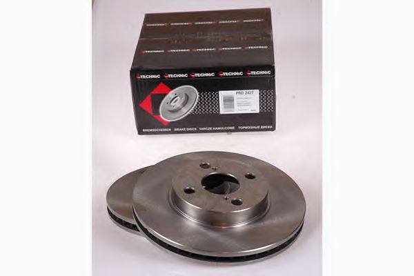 Фото - Диск гальмівний перед. Toyota Corolla 1.4/1.6/1.4 D 02- PROTECHNIC - PRD2427