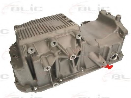 Масляний піддон (алюміній) (без отвору під датчик) ALFA ROMEO MITO  FIAT DOBLO, DOBLO CARGO, GRANDE PUNTO, PUNTO EVO 1.6D 07.08-