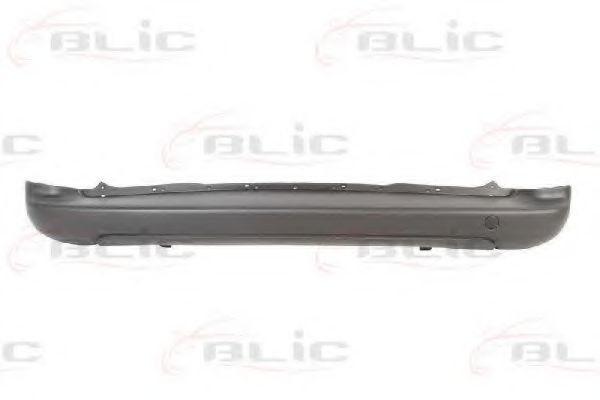 Бампер (задн, чорн, сертифікат CZ) CITROEN BERLINGO II  PEUGEOT PARTNER II 04.08-03.18