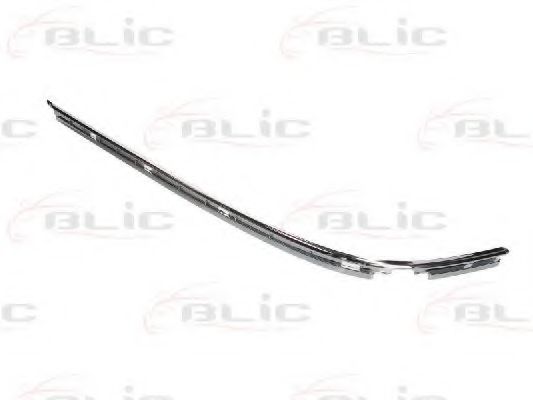 Накладка/молдинг бампера задн Прав (верх, хром) BMW 5 E39 Седан 11.95-09.00