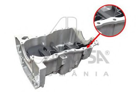 ASAM RENAULT масляний картер Sandero,Logan,Duster,Kangoo 1.5dCi