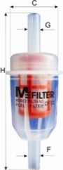 Фільтр паливний MB (вир-во M-filter) HENGSTFILTER арт. DF12