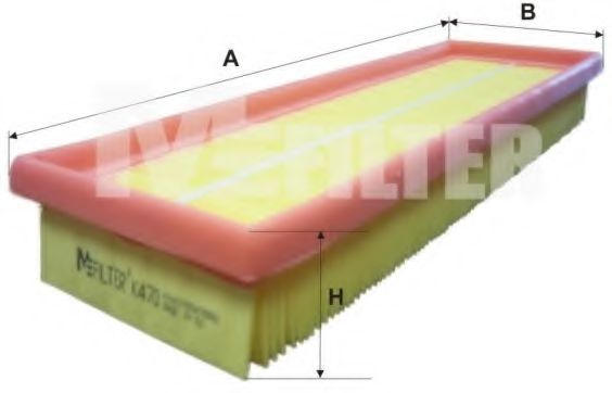 Фільтр повітряний RENAULT (вир-во M-filter) FEBIBILSTEIN арт. K470