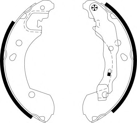 HELLA Тормозные кол. задн. Nissan Note 1.4 1.6 Renault Clio ASHIKA арт. 8DB355002801