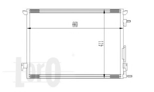 Радіатор кондиціонера SIGNUM/VECTRA C/CROMA 1.8i/1.6i/1.8i 02- DELPHI арт. 0370160013