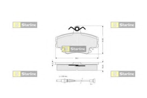 Гальмівні колодки дискові FEBIBILSTEIN арт. BDS025