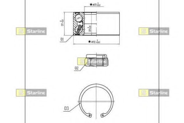 Підшипник колісний FEBIBILSTEIN арт. LO03554