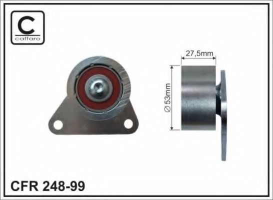 Фото - Проміжний ролік Volvo/Ford/Renault 2.0 16V 95- CAFFARO - 24899