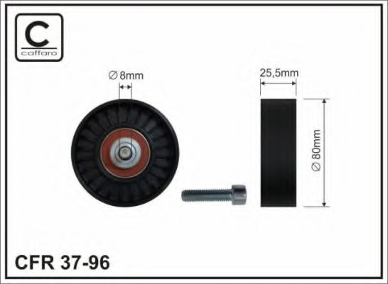 Ролик натяжний без кронштейна FEBIBILSTEIN арт. 3796