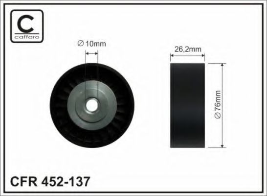 Ролик натяжний ременя поліклинового FEBIBILSTEIN арт. 452137