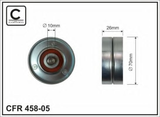 Ролик натягувача BTA арт. 45805