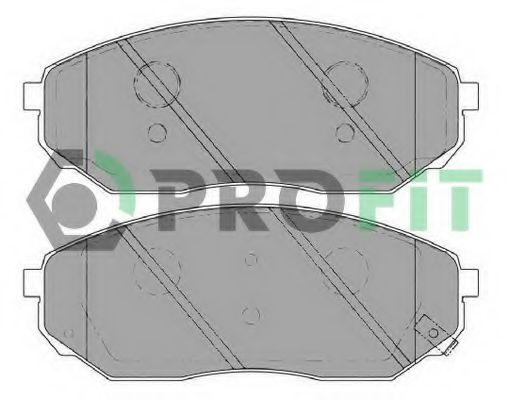 Колодки гальмівні дискові BLUEPRINT арт. 50001735