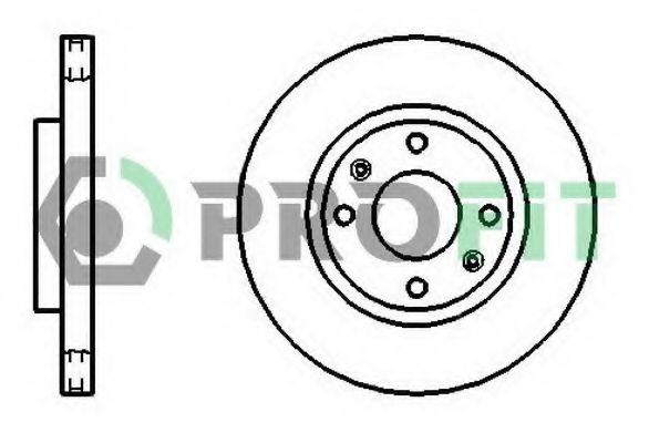 Диск гальмівний BOSCH арт. 50101522