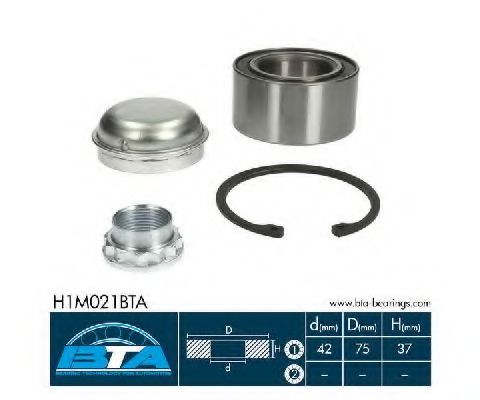 Підшипник колеса,комплект SKF арт. H1M021BTA