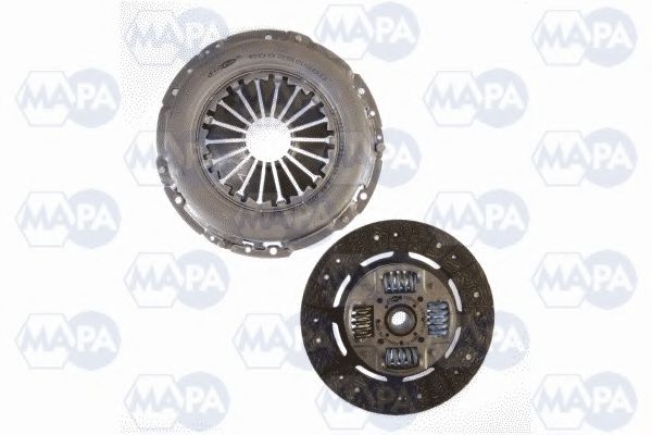 MAPA FIAT К-кт сцепления (корзина+диск)254mm 21зуб Ducato 2.3D 06- VALEO арт. 000255609